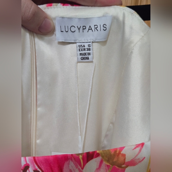 Lucy Paris Pink and White Floral Dress - Picture 2 of 2